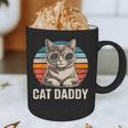 Cat Daddy Shirt Men Cat Lover Dad Fathers Day Graphic Print Coffee Mug