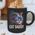 Cat Daddy Shirt Cat Sunglasses Cool Cat Dad Men Father Graphic Print Coffee Mug