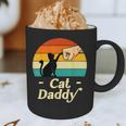 Cat Daddy Vintage Cat Lover Cat Dad Fathers Day Graphic Print Coffee Mug