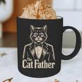 Cat Lover The CatFather Cat Dad Graphic Print Coffee Mug