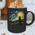 Cat Starry Night Van Gogh Cat For Cat Lover Cat Mom Cat Dad Graphic Print Coffee Mug