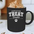 Certified Treat Dealer Dog Mom Dog Dad Graphic Print Coffee Mug