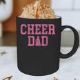 Cheer Dad Vintage Retro Cheerleading Pink Graphic Print Coffee Mug Cheer Dad Vintage Retro Cheerleading Pink Graphic Print Coffee Mug