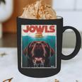 Chocolate Lab Jowls Labrador Retriever Dog Mom Dad Graphic Print Coffee Mug