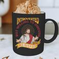 Christian Jesus Religious Sayings Catholic Introvert Graphic Print Coffee Mug Christian Jesus Religious Sayings Catholic Introvert Graphic Print Coffee Mug