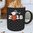 Class Of 2018 Basketball Senior Graduation Shirt Grad Graphic Print Coffee Mug
