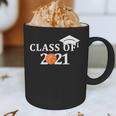 Class Of 2021 Graduation Him Her Basketball Pullover Graphic Print Coffee Mug