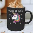 Class Of 2024 Graduation Year Unicorn Tee Shirt Graphic Print Coffee Mug
