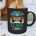 Class Of 2024 Senior Graduation Leveled Up Gamer Class 2024 Graphic Print Coffee Mug