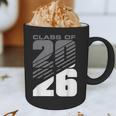 Class Of 2026 High School Senior Graduation Grey Sport Style Graphic Print Coffee Mug
