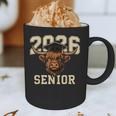 Class Of 2026 Highland Cow Senior Graduation School Pride Graphic Print Coffee Mug