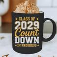 Class Of 2029 Count Down Fun First Day 8th Grade Graduation Graphic Print Coffee Mug