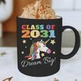 Class Of 2031 Magical Unicorn Graduation Cap Graphic Print Coffee Mug