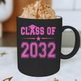 Class Of 2032 Pink Girls Shirt Graduation Graphic Print Coffee Mug
