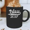 Class Of 2037 First Day Of School Graduation Grow With Me Graphic Print Coffee Mug