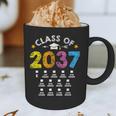 Class Of 2037 Grow With Me Checklist Graduation Graphic Print Coffee Mug