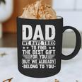 Cool Dad Art For Father Dad Stepfather From Son Daughter Graphic Print Coffee Mug