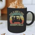 This Is How A Cool Grandpa Rolls Vintage Golf Dad Grandpa Graphic Print Coffee Mug