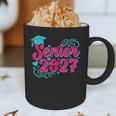 Coquette Pink Bow Senior 2027 Class Of Graduation Graphic Print Coffee Mug