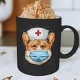 Corgi Dog Nurse RN Nursing School Graduation Graphic Print Coffee Mug