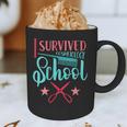 Cosmetology Graduation Tee I Survived Cosmetology School Graphic Print Coffee Mug