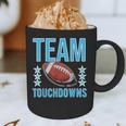 Cute Team Touchdowns Gender Reveal For Mom And Dad Graphic Print Coffee Mug