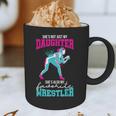 Cute Wrestling Daughter Favorite Wrestler Dad Mom Graphic Print Coffee Mug