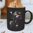 Dabbing Unicorn Cap And Gown Graduate 2021 Graduation Day Graphic Print Coffee Mug