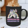 Dabbing Unicorn Kindergarten Graduation Dab Dance Girl Graphic Print Coffee Mug