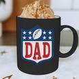 Dad American Football Happy Birthday Family Matching Retro Graphic Print Coffee Mug Dad American Football Happy Birthday Family Matching Retro Graphic Print Coffee Mug