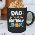 Dad Of The Birthday Boy Astronaut Family Space Planets Graphic Print Coffee Mug