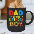 Dad Of The Birthday Boy Building Block Birthday Graphic Print Coffee Mug