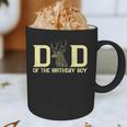 Dad Of The Birthday Boy Deer Hunter Camouflage Flag Graphic Print Coffee Mug