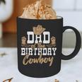 Dad Of The Birthday Cowboy Themed Birthday Boy Rodeo Cowboy Graphic Print Coffee Mug