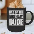 Dad Of The Birthday Dude Dad Of The Birthday Boy Graphic Print Coffee Mug