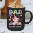 Dad Of The Birthday Girl Axolotl Bday Party Family Graphic Print Coffee Mug