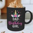 Dad Of The Birthday Girl Matching Family Unicorn Party Graphic Print Coffee Mug
