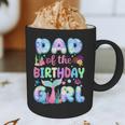 Dad Of The Birthday Mermaid Girl Family Matching Party Graphic Print Coffee Mug