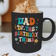 Dad Of The Birthday Twins Boys Girls Party Retro Bday Graphic Print Coffee Mug