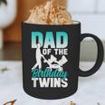 Dad Of The Birthday Twins Celebrate Cute Twin Father Daddy Graphic Print Coffee Mug