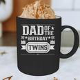 Dad Of The Birthday Twins Cute Twin Celebrate Father Daddy Graphic Print Coffee Mug