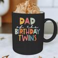 Dad Of The Birthday Twins Kids Great Daddy Of Twins Bday Graphic Print Coffee Mug