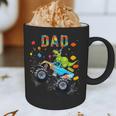 Dad Building Blocks Monster Truck Dinosaur Birthday Graphic Print Coffee Mug