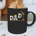 Dad Construction Excavator Family Matching Bday Party Graphic Print Coffee Mug