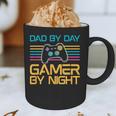 Dad By Day Gamer By Night Video Games Lover Gamer Dad Graphic Print Coffee Mug