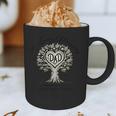 Dad Father Memory And Memorial Tree Of Life With Heart Graphic Print Coffee Mug