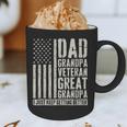 Dad Grandpa Veteran Great Grandpa Graphic Print Coffee Mug
