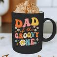 Dad Of The Groovy One 1st Birthday Pregnancy Announcement Graphic Print Coffee Mug