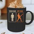 Your Dad My Dad Guitar Guitarist Rock Father's Day Graphic Print Coffee Mug