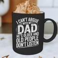 Dad Jokes Can't Argue With My Dad He's Old Retro Humor Graphic Print Coffee Mug Dad Jokes Can't Argue With My Dad He's Old Retro Humor Graphic Print Coffee Mug
